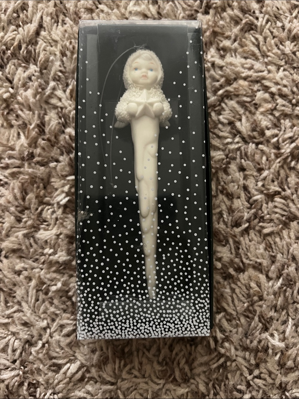 Ivory Angel Taper Candle - Decorative Home Accent